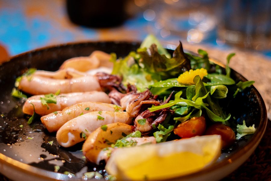 Calamari Saltati — calamar salteado